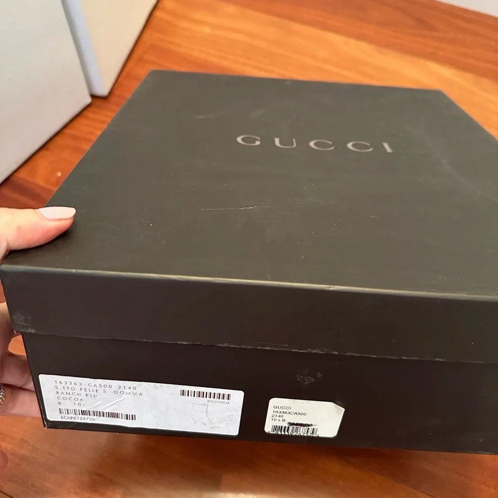 Gucci brown leather boots - Picture 6 of 6